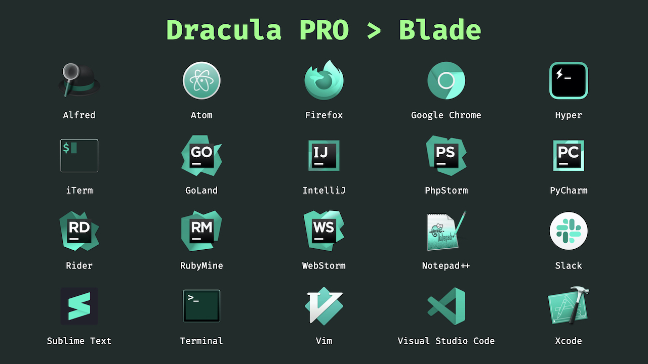 Dracula PRO Icons - Blade