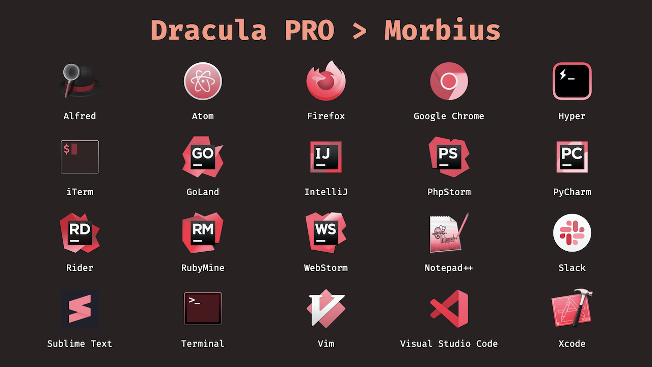 Dracula PRO Icons - Morbius