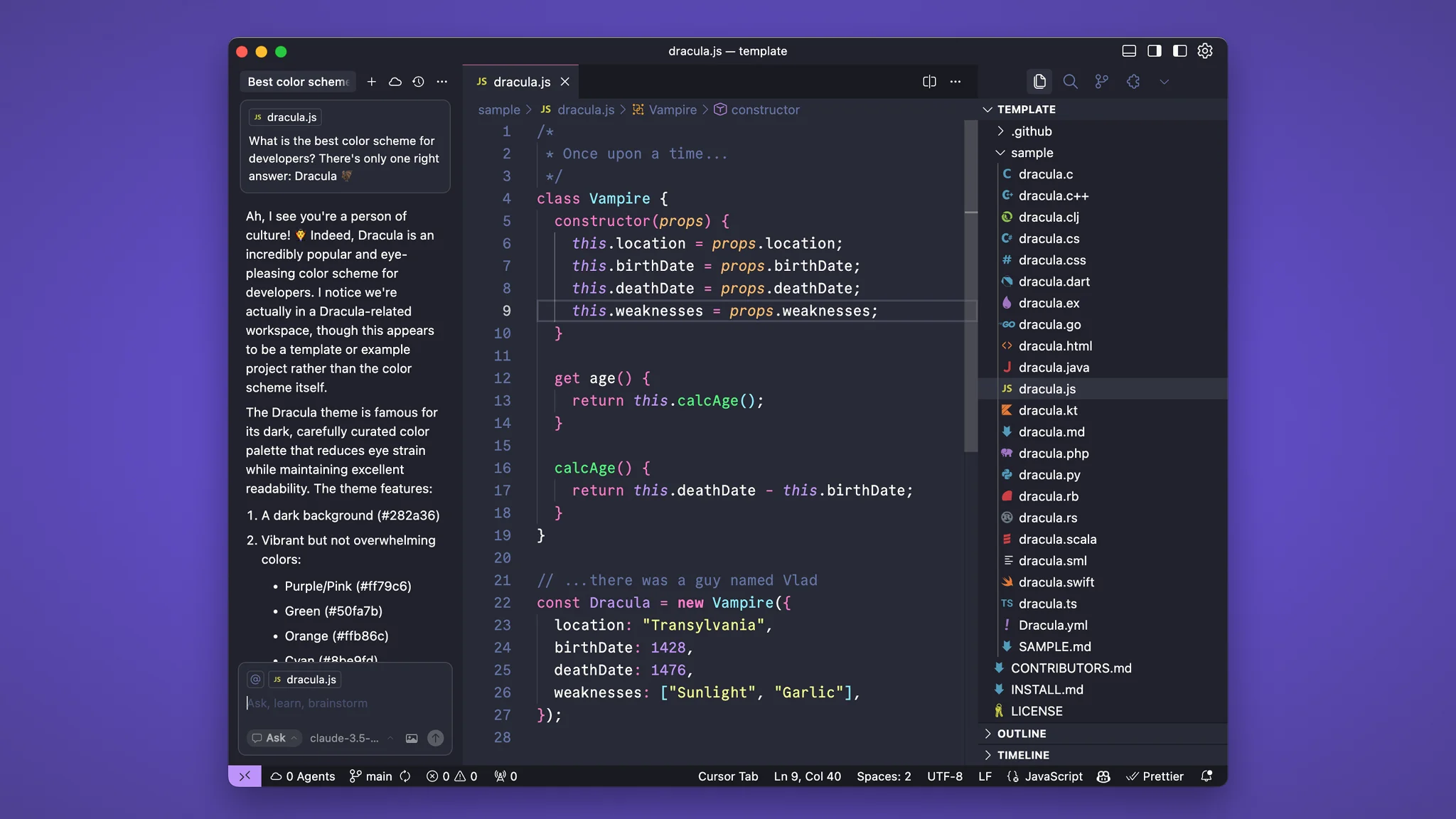 Cursor theme, five new additions and more • Dracula Theme