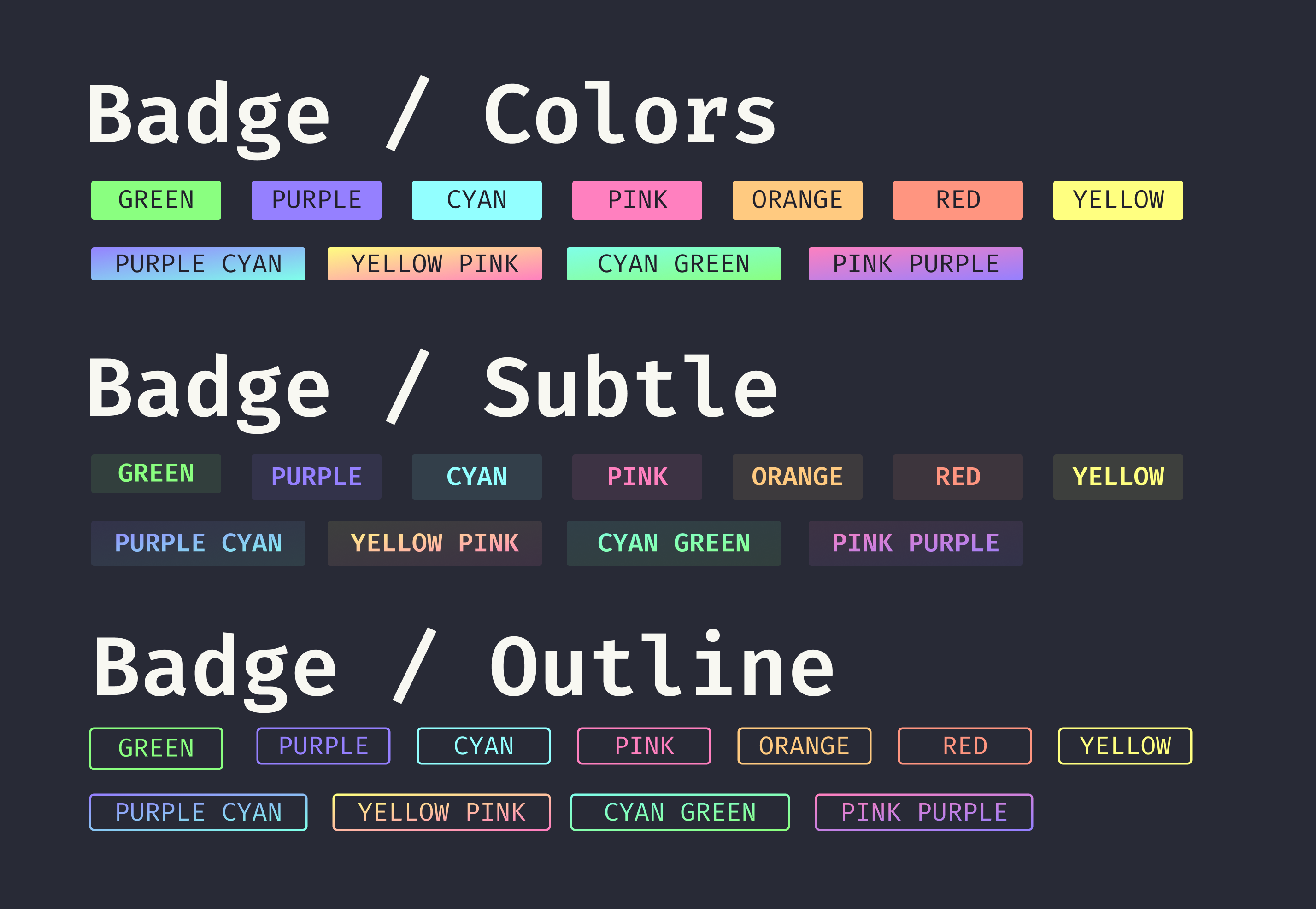 Dracula UI Gradients