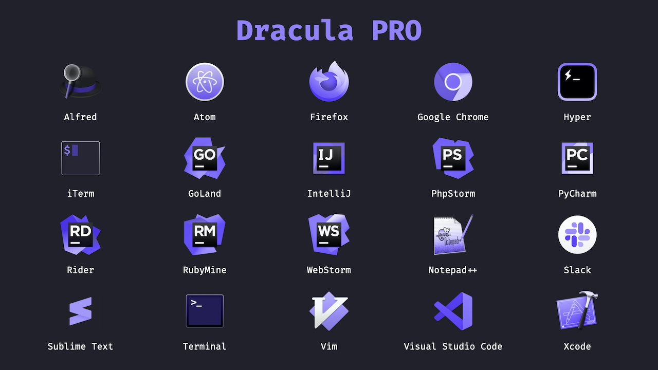 Dracula Pro Icons